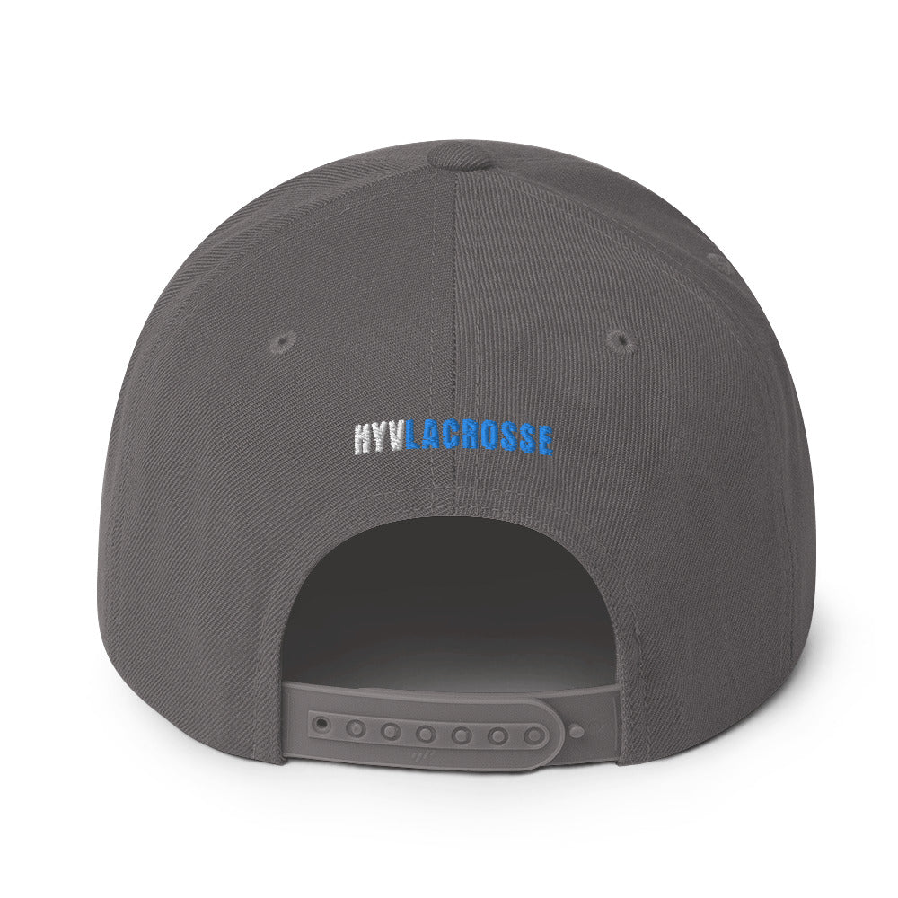 Flat Brim Snapback Hat - HYV Teal Nesh Icon