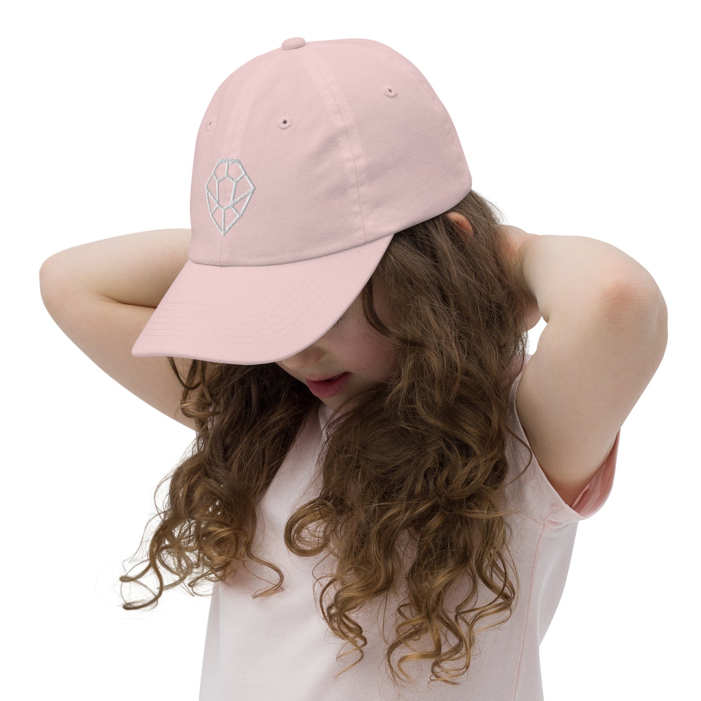 Youth cap w/ Nesh Icon (White)